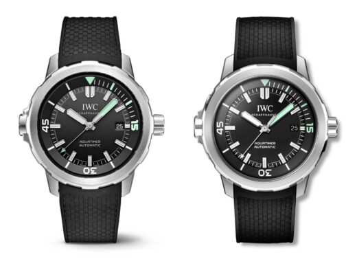 IWC Aquatimer Automatic black dial watch for men