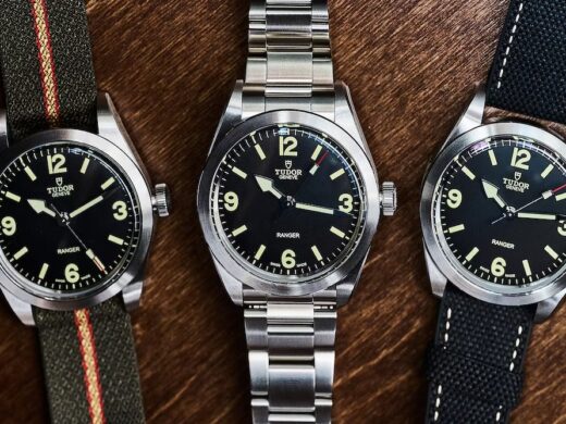 Tudor Ranger 39 mm black dial watches for men