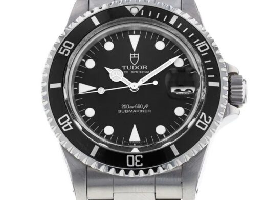 Tudor Submariner 200m dive watch for men, silver bracelet, black dial, date calendar compilation